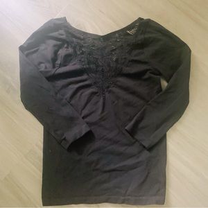 Intimately Free People lace front fitted shirt balletcore shirt💫